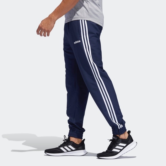 adidas 3 stripe woven joggers